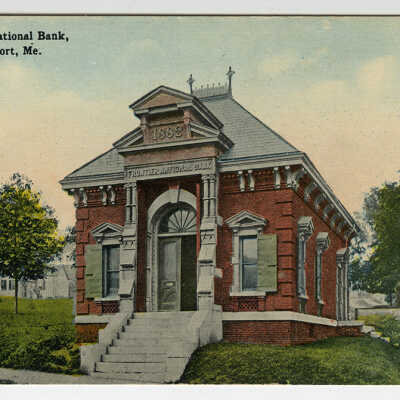 Frontier National Bank, Eastport, Maine | Postcard