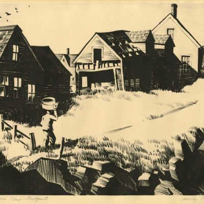 Fisherman’s Row, Eastport | Walter Dubois Richards