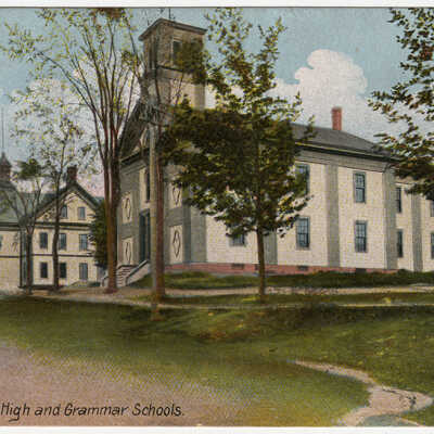 Calais, Maine, High and Grammar Schools | Postcard