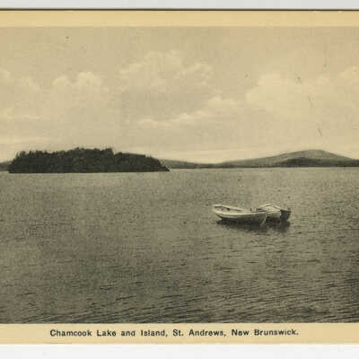 Chamcook Lake and Island, St. Andrews, New Brunswick | Postcard