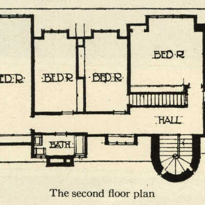 Pansy Patch — Second Floor [St. Andrews, New Brunswick] | Country Life | (Vol. 44, No. 5), March, 1924, pp. 56-58