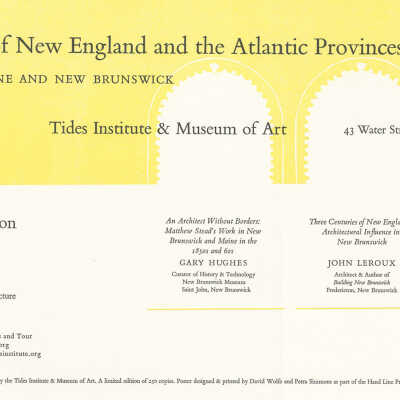The Architecture of New England and the Atlantic Provinces | David Wolfe