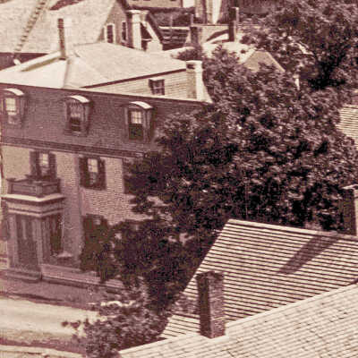 Caleb Huston House, c.1880.