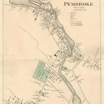 Map of Pembroke, 1881