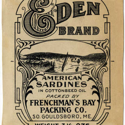 Eden Brand. American Sardines in Cottonseed Oil. | [No Artist Defined]