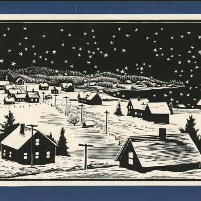 Christmas Card [Snowy scene] | Pauline Inman