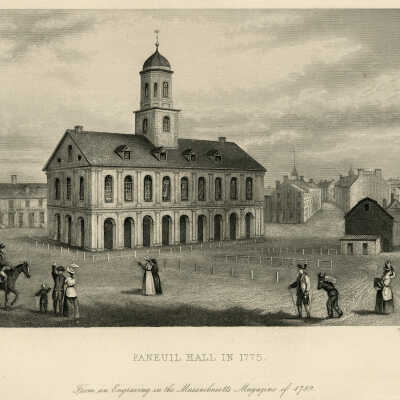Faneuil Hall in 1775 | C. B. Hall