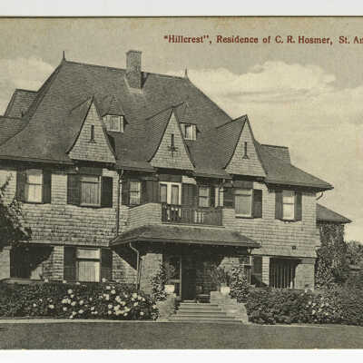 "Hillcrest," Residence of C.R. Hosmer, St. Andrews, New Brunswick | Postcard