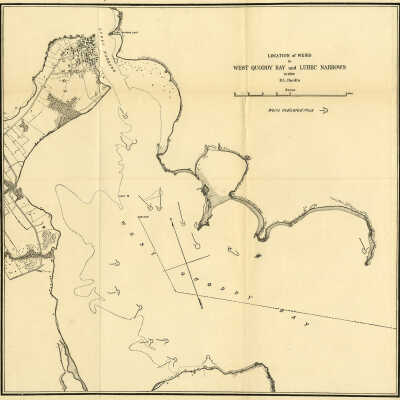 Location of Weirs in West Quoddy Bay and Lubec Narrows in 1893 | B. L. Hardin
