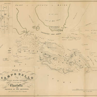 Plan of Campobello and Other Islands Contiguous in the County of Charlotte, and Province of New Brunswick.