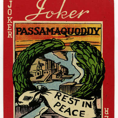 Joker Card | Passamaquoddy Tidal Power Project | Elten Game Corporation | 1938