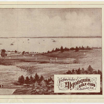 The Course of the Algonquin Golf Club, St. Andrews, N.B.