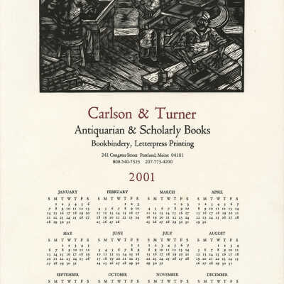 Carlson & Turner Calendar 2001 | [No Artist Defined]