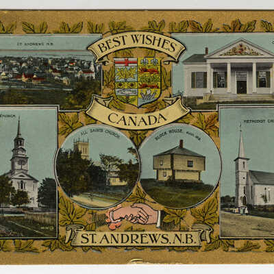 Best Wishes, Canada, St. Andrews, New Brunswick | Postcard