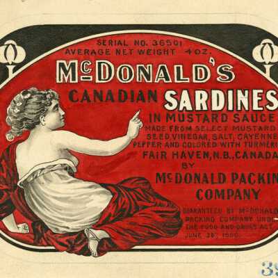 McDonald’s Canadian Sardines in Mustard Sauce. | McDonald Packing Company, Fair Haven, New Brunswick