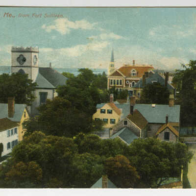 Eastport, Maine from Fort Sullivan | Postcard