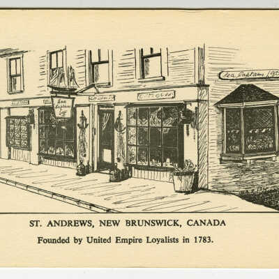 Sea Captain's Loft, St. Andrews, New Brunswick | Postcard
