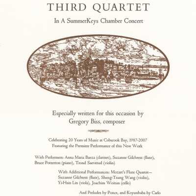 Third Quartet | David Wolfe