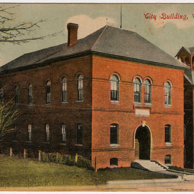 Calais, Maine, City Building | Postcard