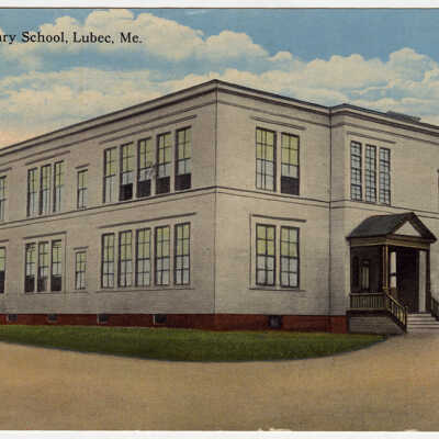 New Primary School, Lubec, Maine | Postcard