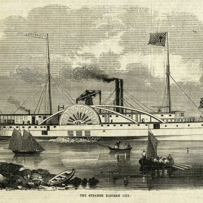 The Steamer Eastern City | 1854