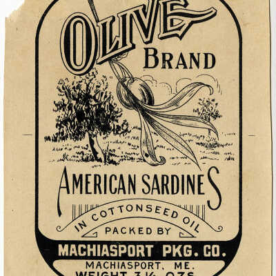 Olive Brand. American Sardines in Cottonseed Oil. | [No Artist Defined]