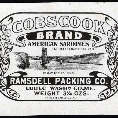 Cobscook Brand. American Sardines in Cottonseed Oil.