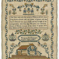 Sampler [Needle Point] | Margaret Ann Dunkerton | 1847 | Eastport, Maine