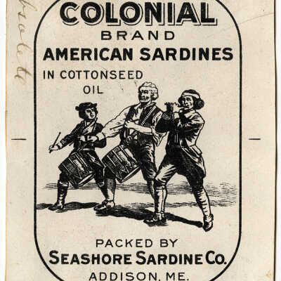 Colonial Brand. American Sardines in Cottonseed Oil. | [No Artist Defined]