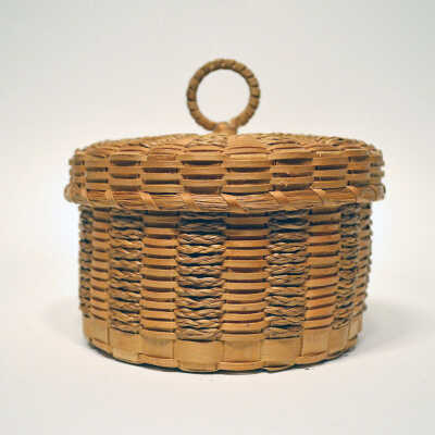 Small Lidded Basket [Passamaquoddy] | Mary Gabriel
