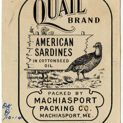 Quail Brand. American Sardines in Cottonseed Oil. | [No Artist Defined]