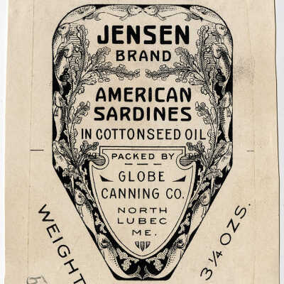 Jensen Brand. American Sardines in Cottonseed Oil. | [No Artist Defined]