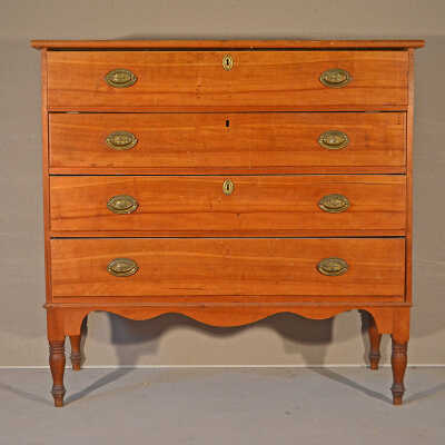 Sheraton Chest of Drawers, c.1830 | Elm Cottage | Eastport, Maine