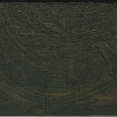Untitled Block [House and Trees] | Pauline Inman