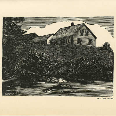 The Old House (Christmas card) | Pauline Inman