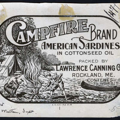 Campfire Brand. American Sardines in Cottonseed Oil.