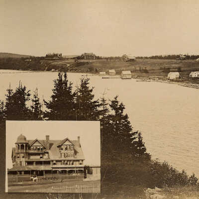 Friar's Bay, Campobello Island, New Brunswick With Tyn-Y-Coed and Tyn-Y-Maes Hotels | [No Artist Defined]