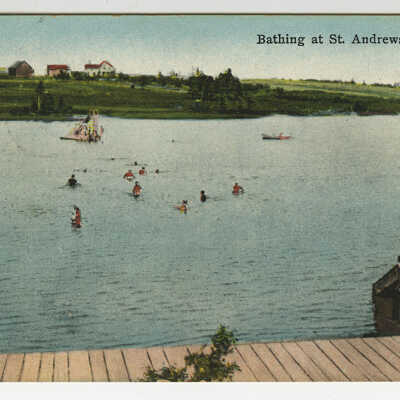 Bathing at St. Andrews, New Brunswick | Postcard