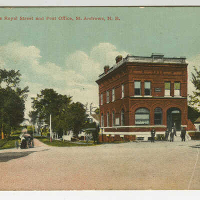 Princess Royal Street near Post Office, St. Andrews, New Brunswick | Postcard