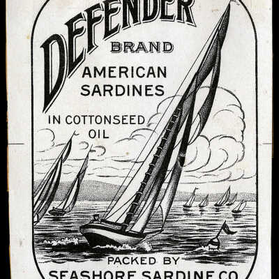 Defender Brand. American Sardines in Cottonseed Oil. | [No Artist Defined]