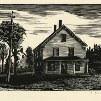 Sunday | Pauline Winchester Inman | Wood Engraving | 1948