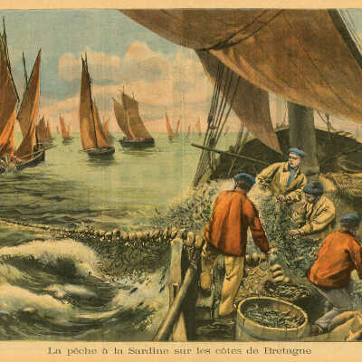 La peche a la Sardine sur les cotes de Bretagne | [No Artist Defined]