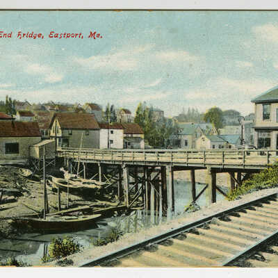 South End Bridge, Eastport, Maine | Postcard