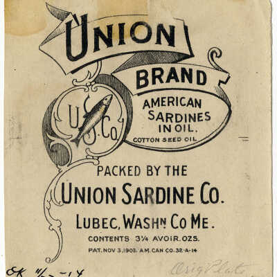 Union Brand. American Sardines in Oil. | [No Artist Defined]