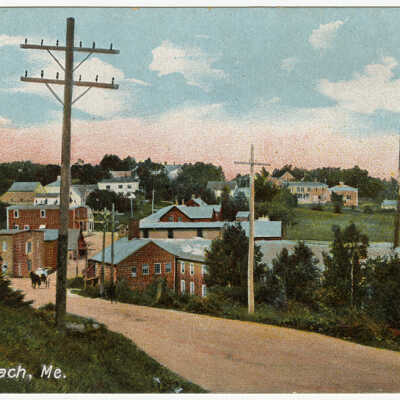Red Beach, Maine | Postcard