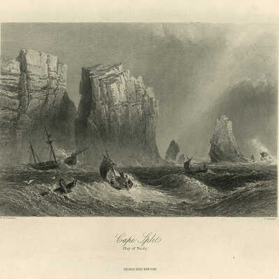 Cape Split (Bay of Fundy) | W. H. Bartlett