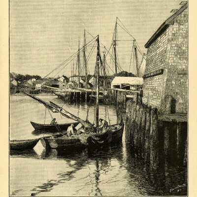 The Herring Fishery. Plate 121 | From a photograph by T.W. Smillie