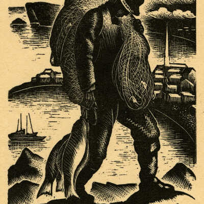 Gaspe Fisherman | Clare Leighton