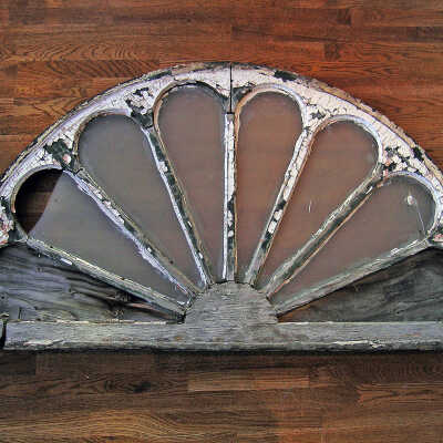 Fanlight Transom Window | Frontier National Bank | Eastport, Maine | 1887