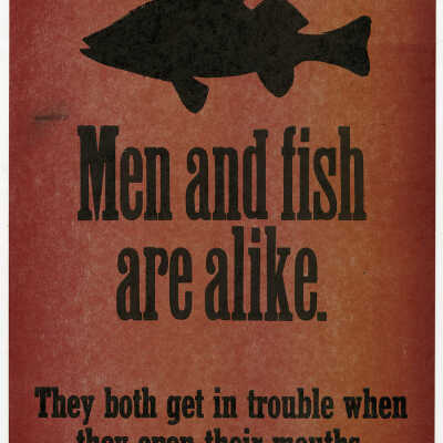 Men and fish are alike. | Amos Paul Kennedy